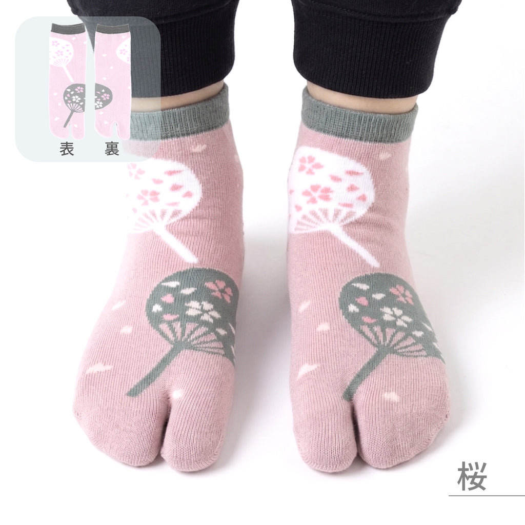 のレン キッズ 足袋ソックス / フリーサイズ 筒形靴下