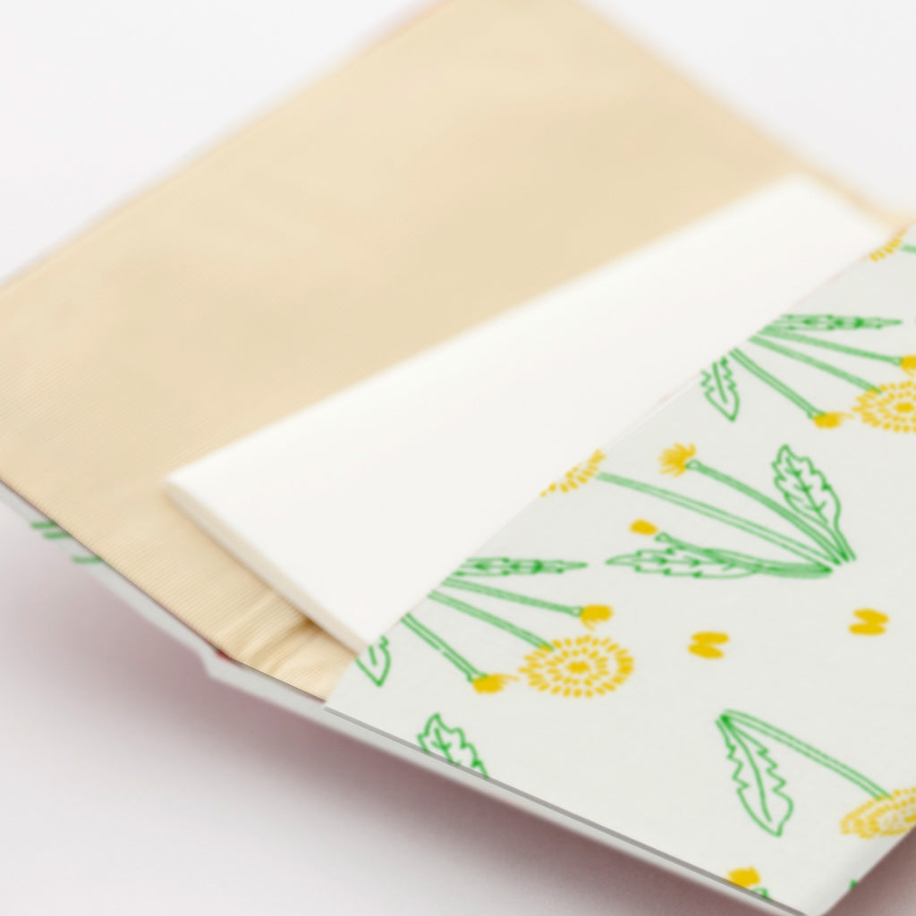 のレン 手捺染の懐紙入れ