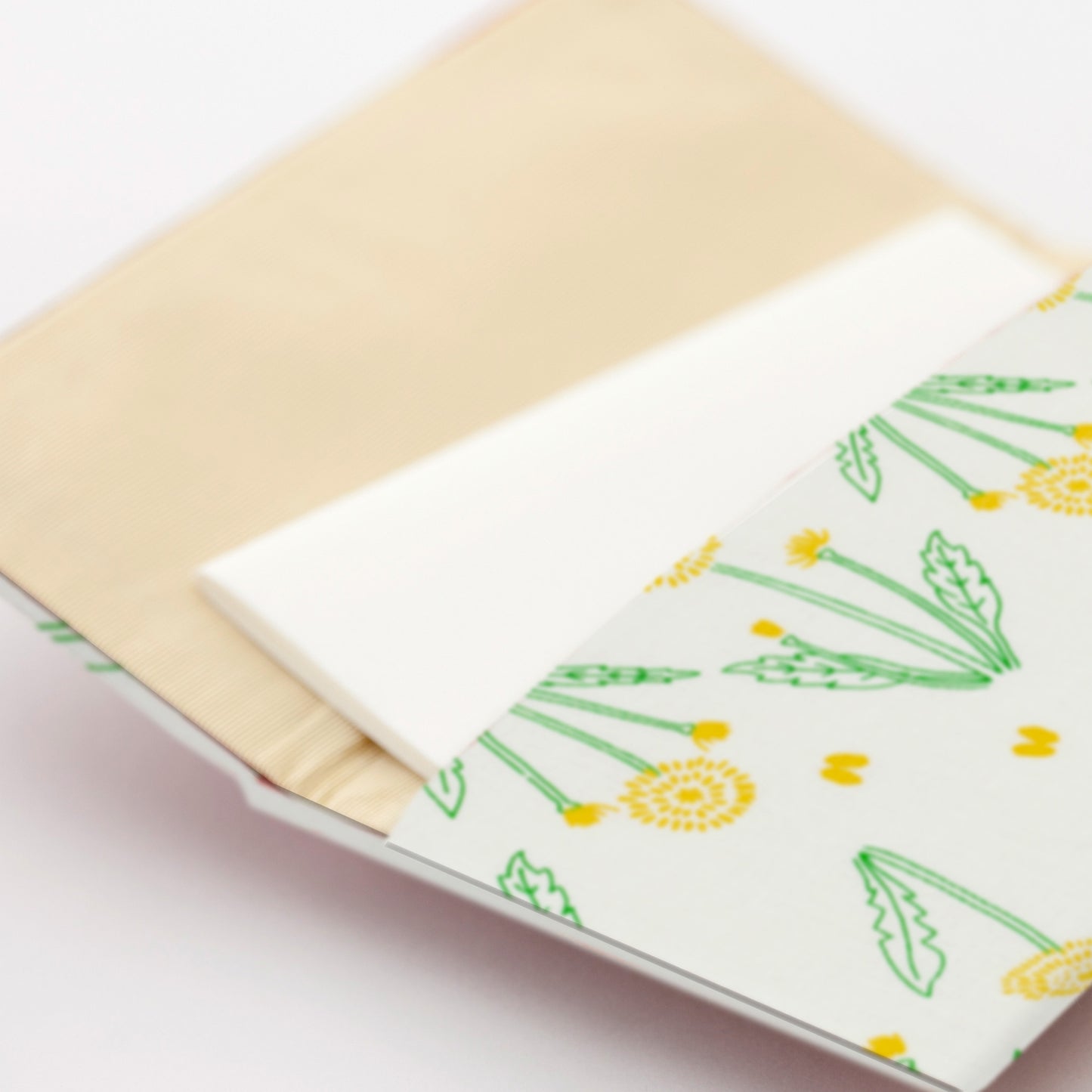 のレン 手捺染の懐紙入れ