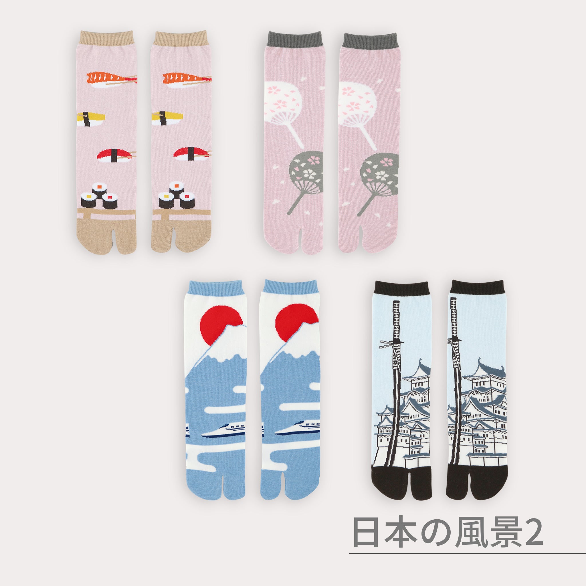 のレン 足袋ソックス 男女兼用 ４足セット