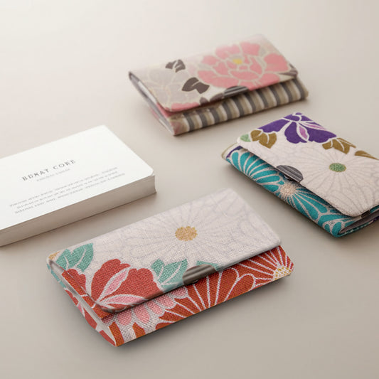 のレン 名刺入れ ( カードケース ) レトロフラワー　