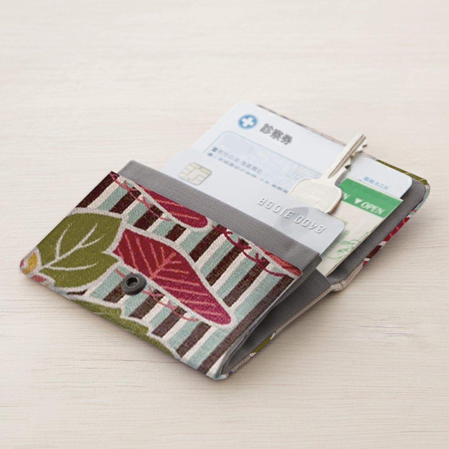 のレン 名刺入れ ( カードケース ) レトロフラワー　