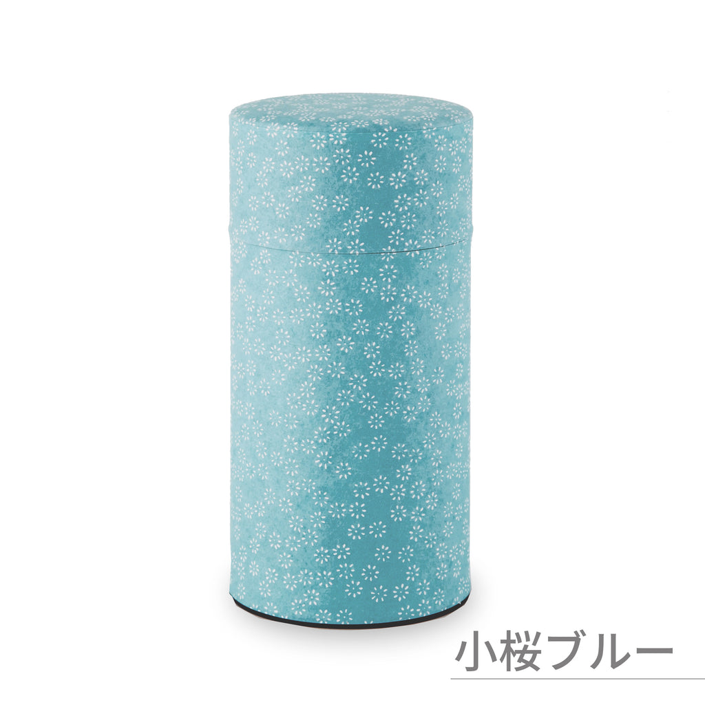 のレン 和紙の茶筒 / 200g 7.5×15.5cm 中蓋付き