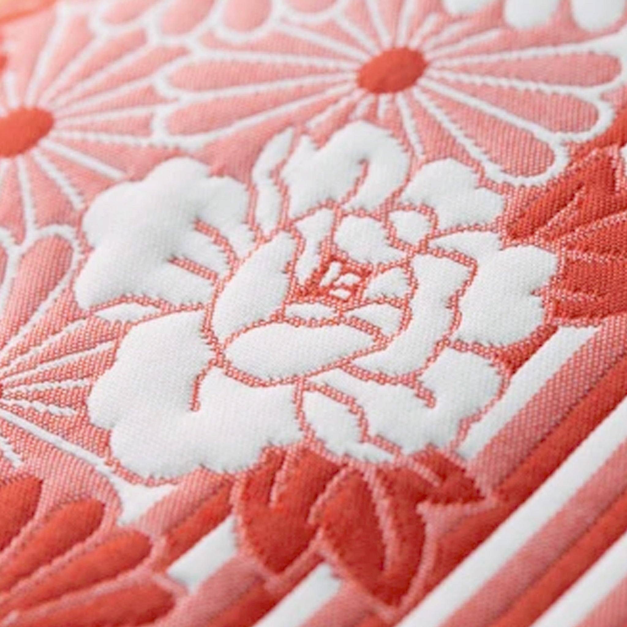 のレン 俵型 がま口ポーチ ふくれ織レトロフラワー – NOREN JAPAN 公式通販