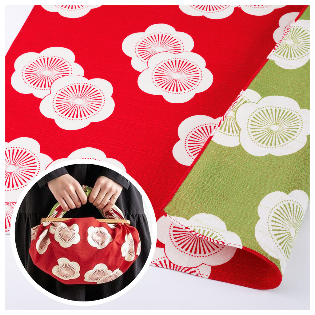 風呂敷 伊砂文様 70cm ( 二巾 ) 両面リバーシブル 綿100%　