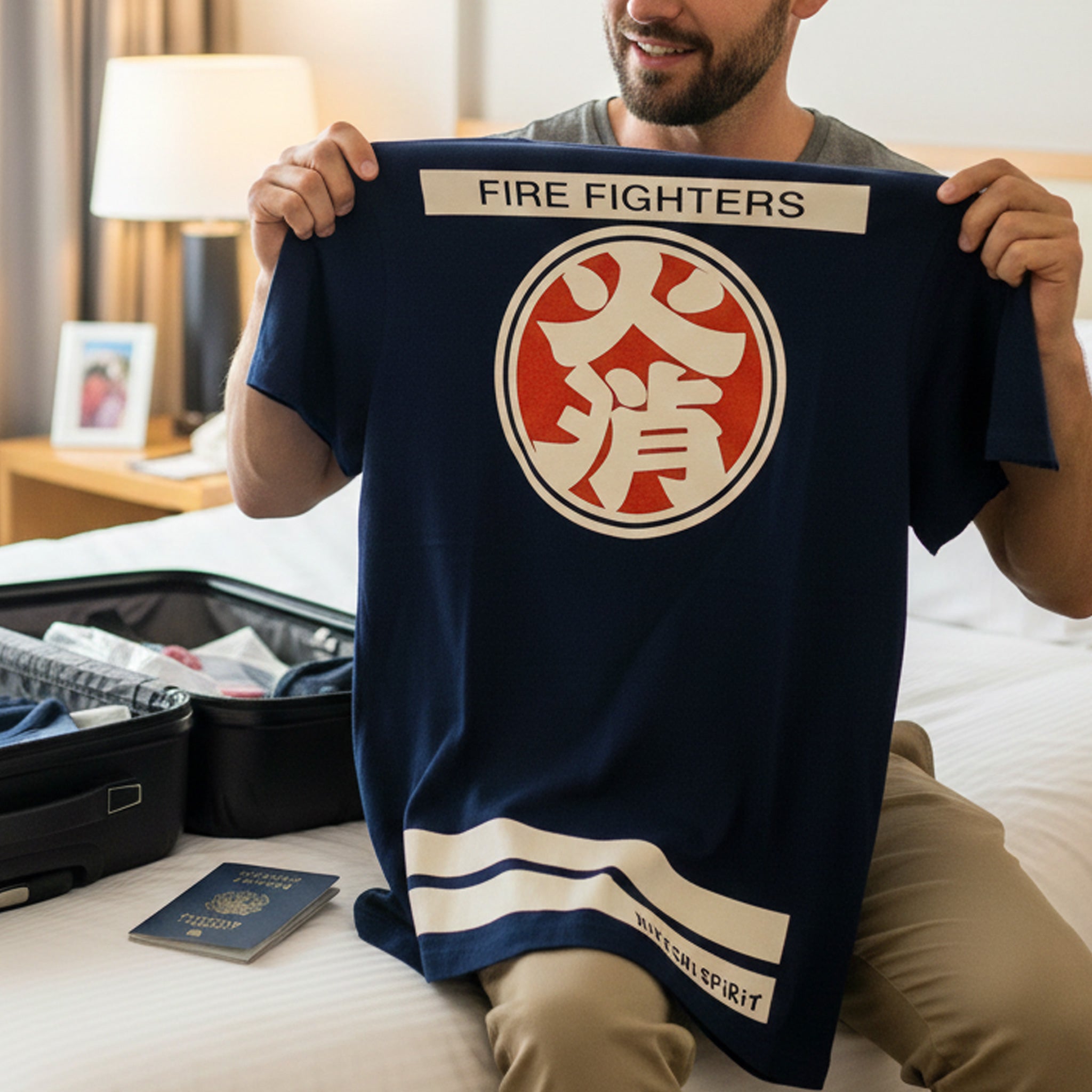 HiKESHi SPiRiT NEW 抜染OD火消Tシャツ ネイビー – NOREN JAPAN 公式通販