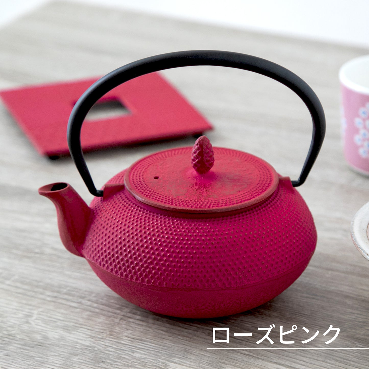 ロジアソシエイツ 南部鉄器 急須 アラレ 0.6L