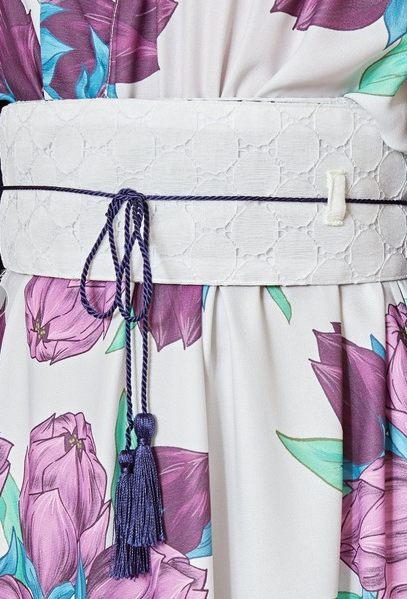 倭物やカヤ 文様帯ベルト リバーシブル